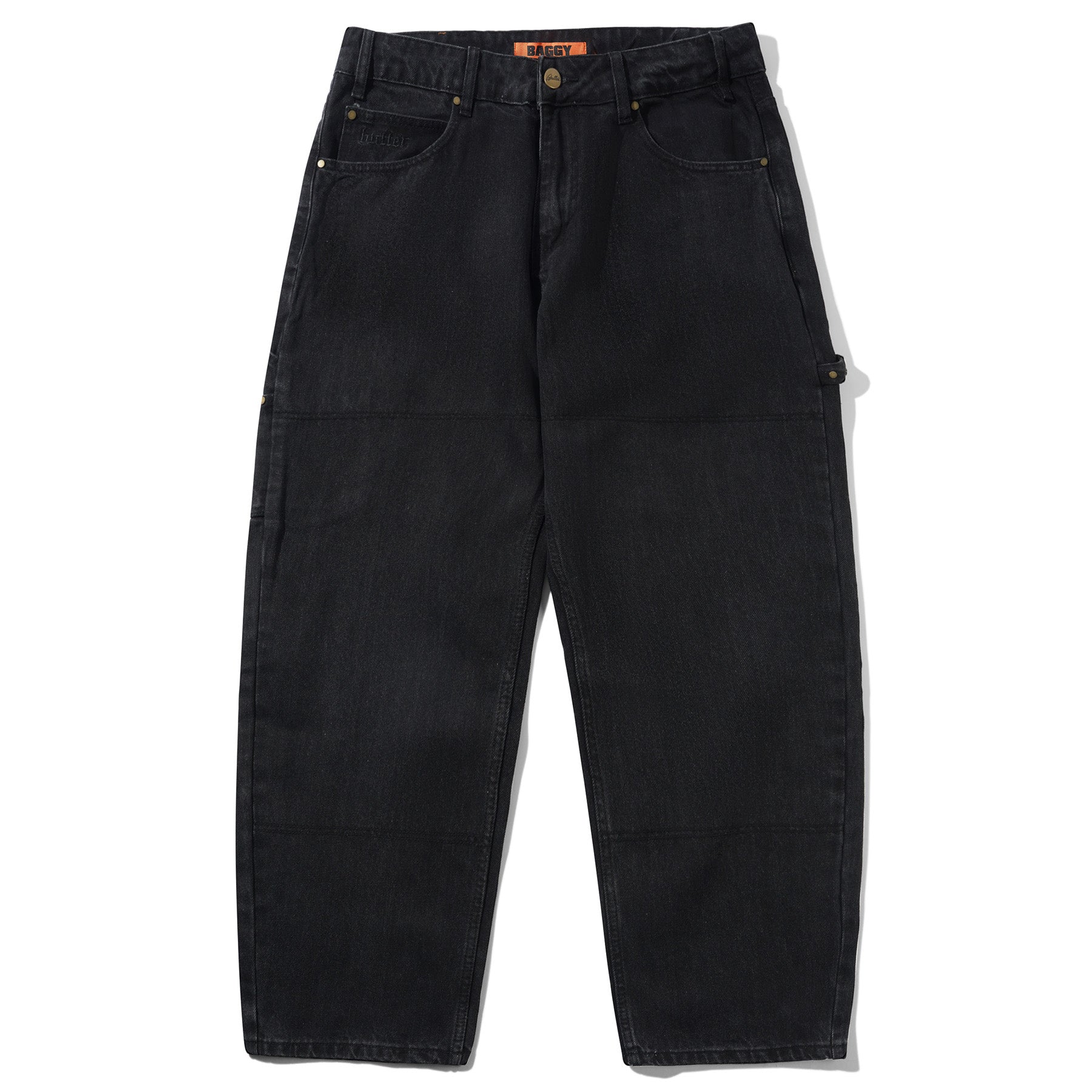 【jimwag】　Heart pocket denim pants BLACK 93 Pants - Silver Black – Polar Skate Co.