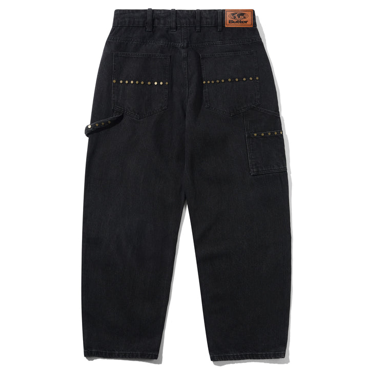 Butter Goods Rivet Denim Jeans Washed Black