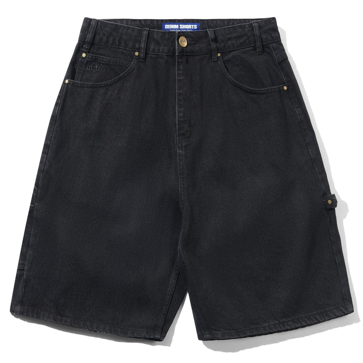 Butter Goods Rivet Denim Shorts Washed Black