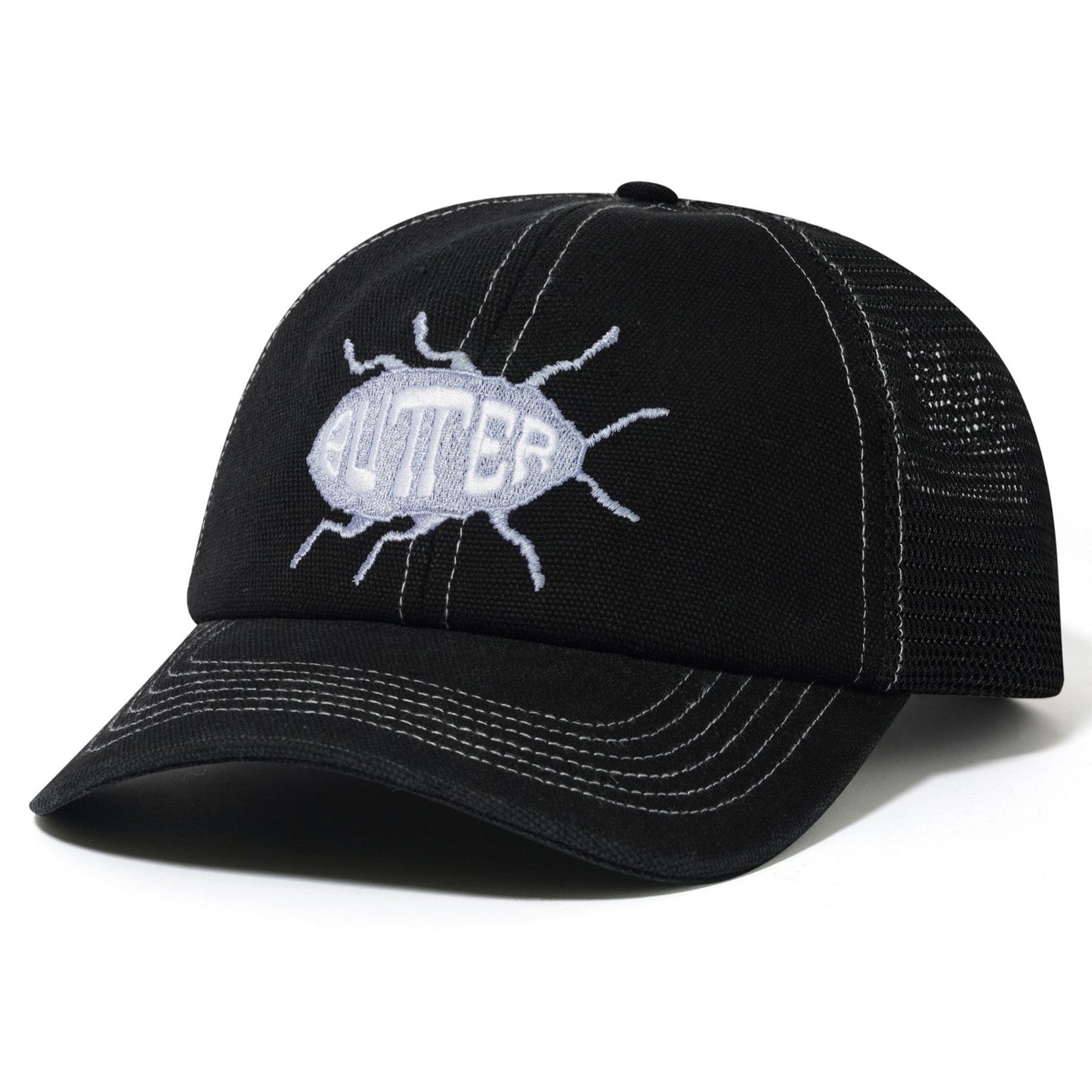 Butter Goods Roach Trucker Cap Black