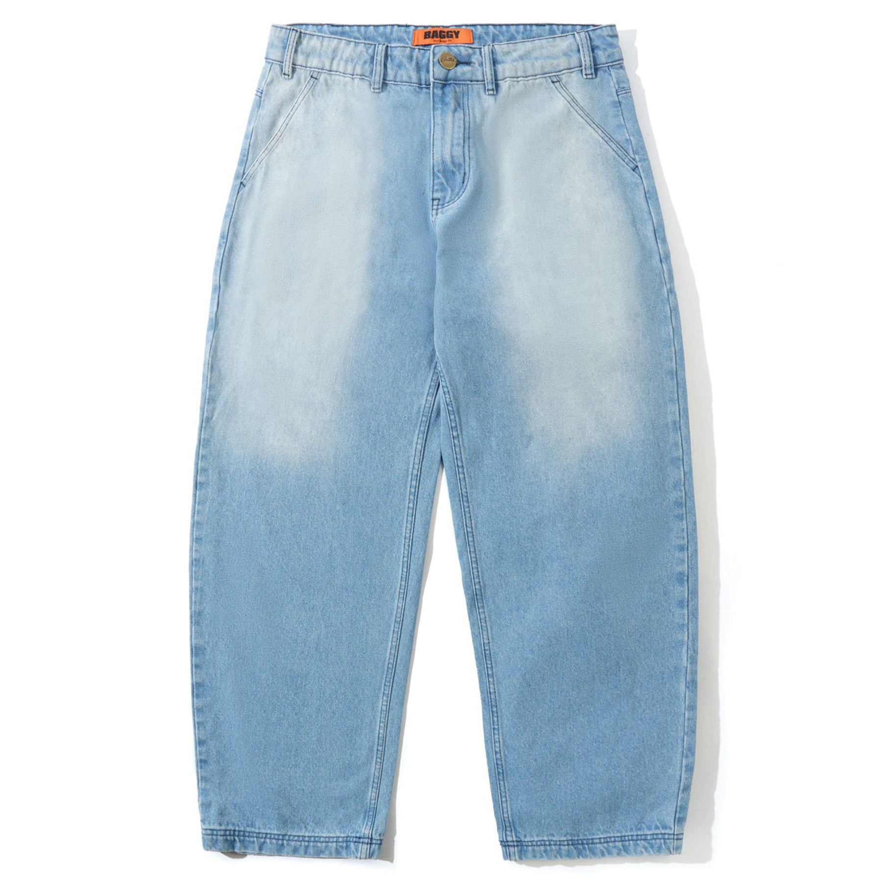 Butter Goods Scribble Denim Jeans Faded Light Blue - Orchard Skateshop