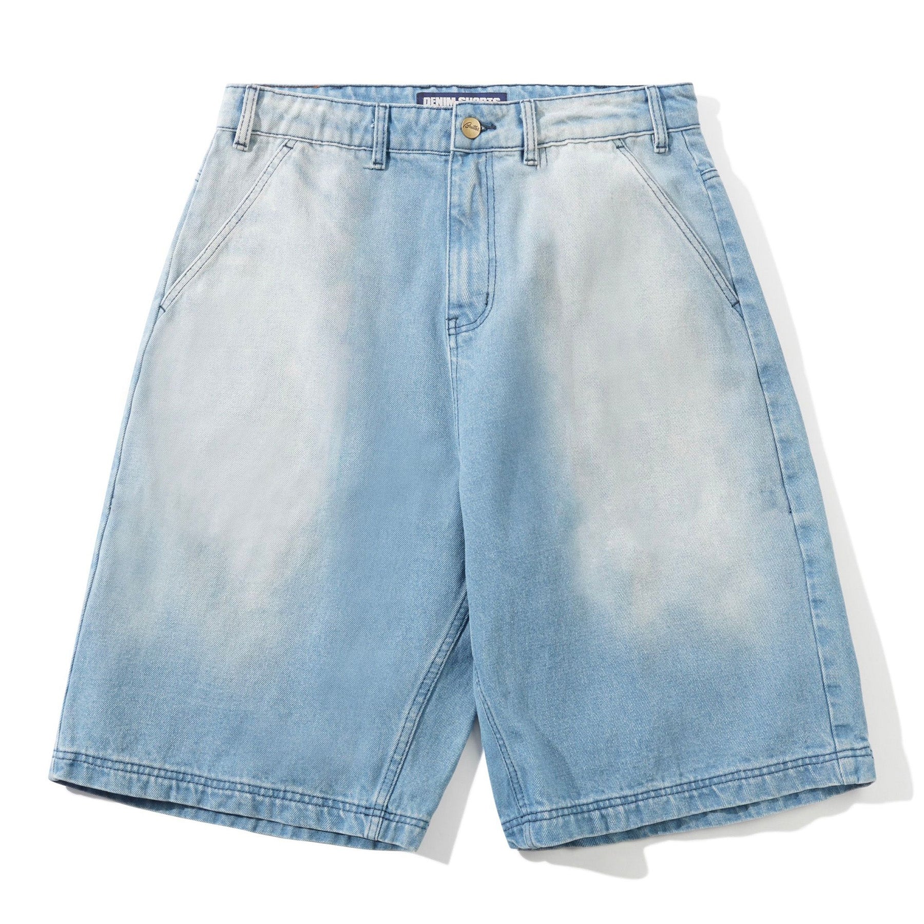 Butter Goods Scribble Denim Shorts Faded Light Blue - Orchard