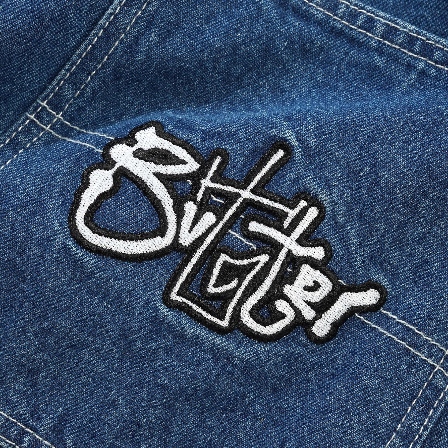 ★Butter Goods★Scribble Denim Shorts ロゴ デニム ショーツ Butter Goods Scribble Denim Shorts Washed Black - Orchard