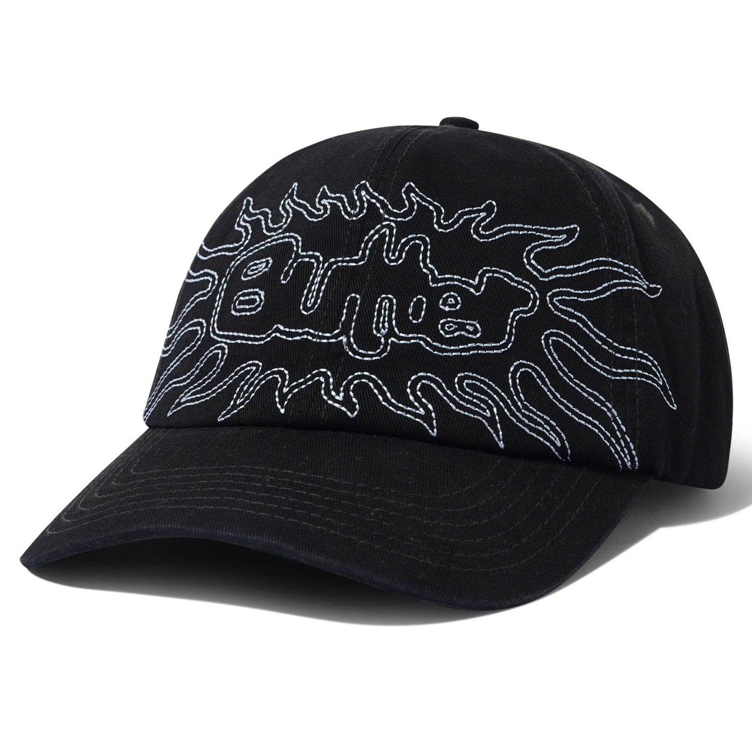 Butter Goods Solar 6 Panel Cap Washed Black