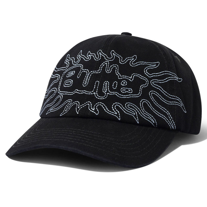 Butter Goods Solar 6 Panel Cap Washed Black