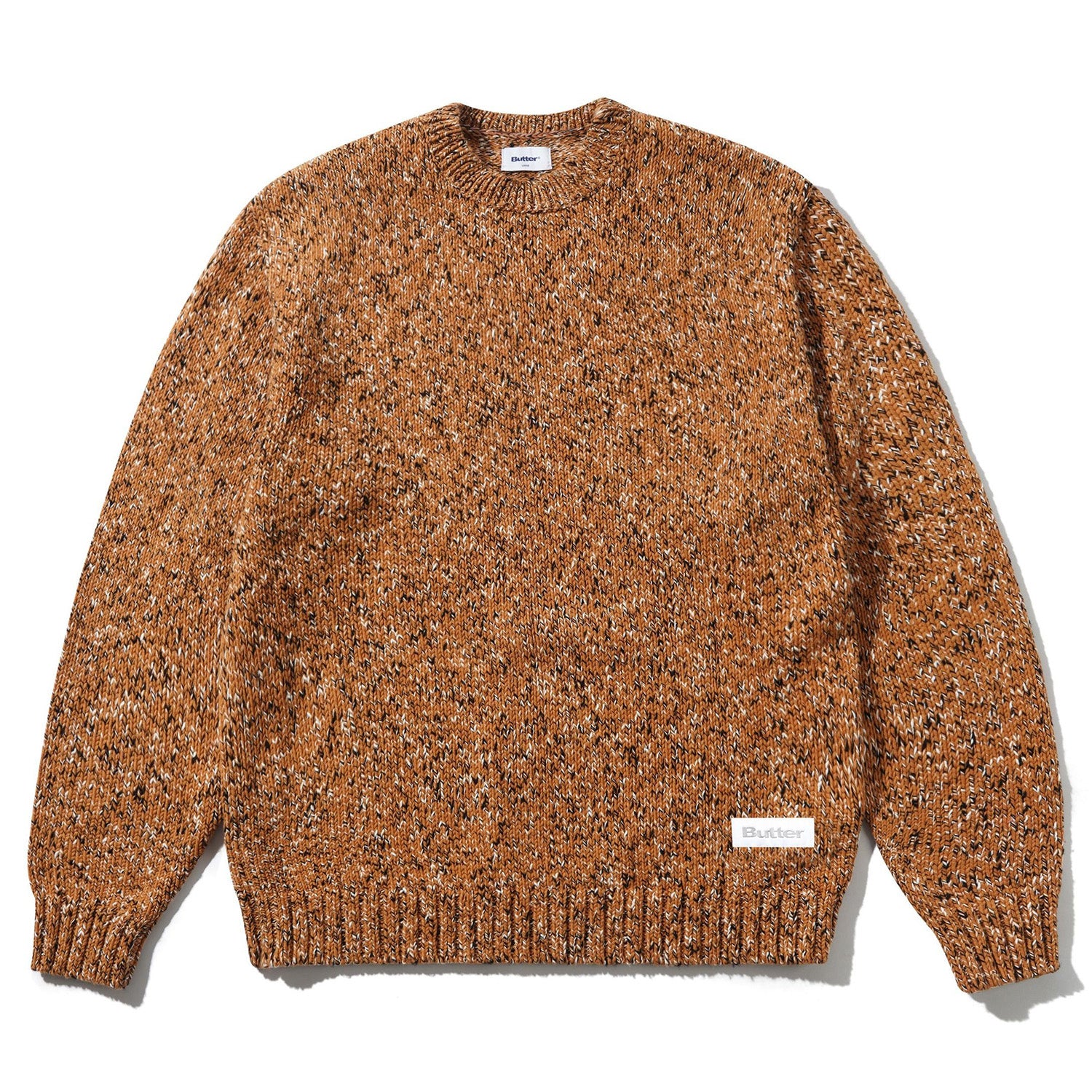 Butter Goods Speckle Knit Sweater Copper