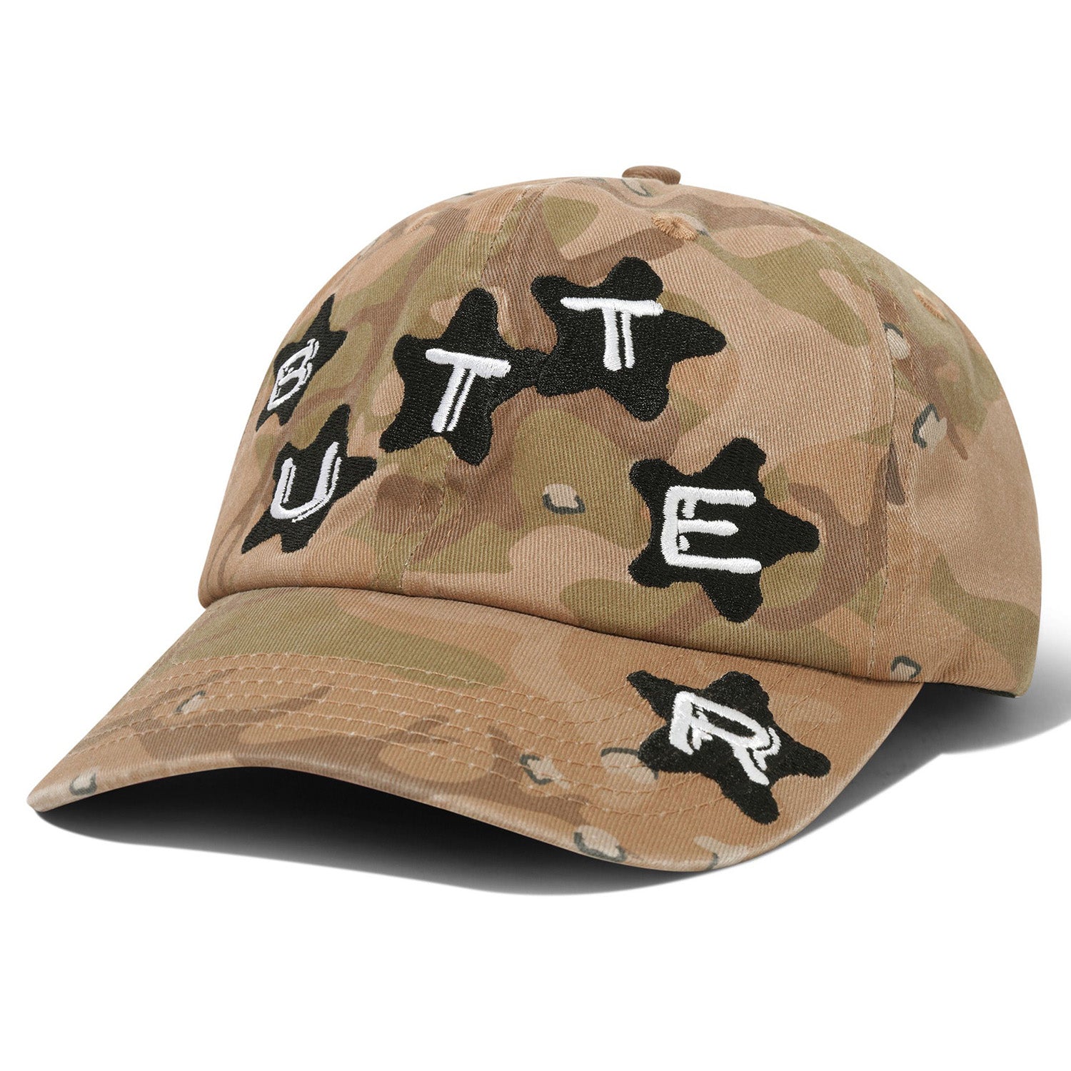 Butter Goods Stars 6 Panel Cap Desert Camo