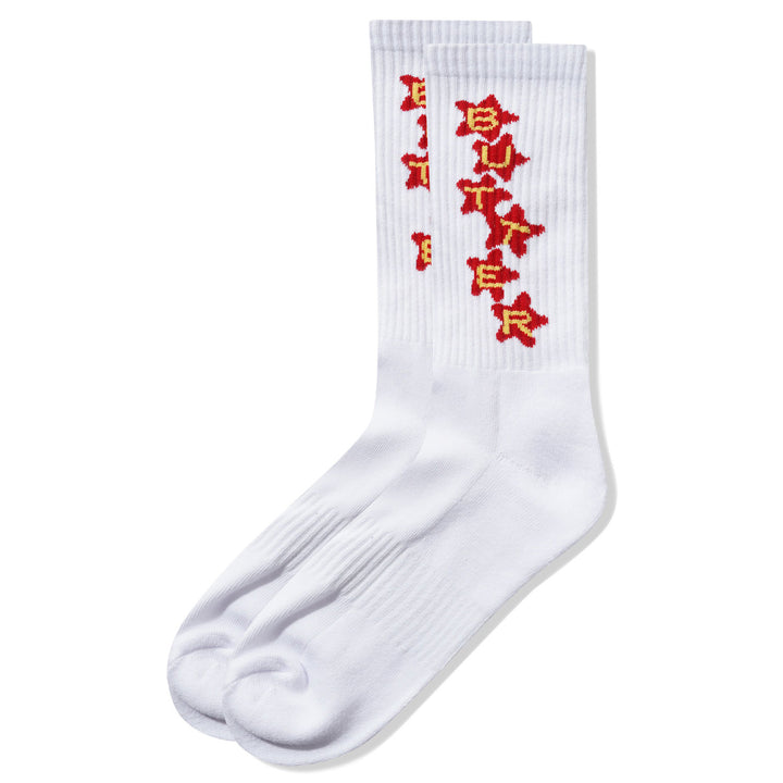Butter Goods Stars Socks White