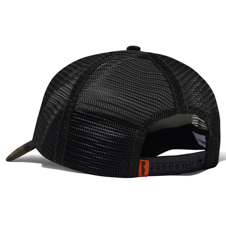 Butter Goods Stencil Trucker Cap Leopard