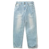 Butter Goods Straight Leg Denim Jeans Distressed Light Blue
