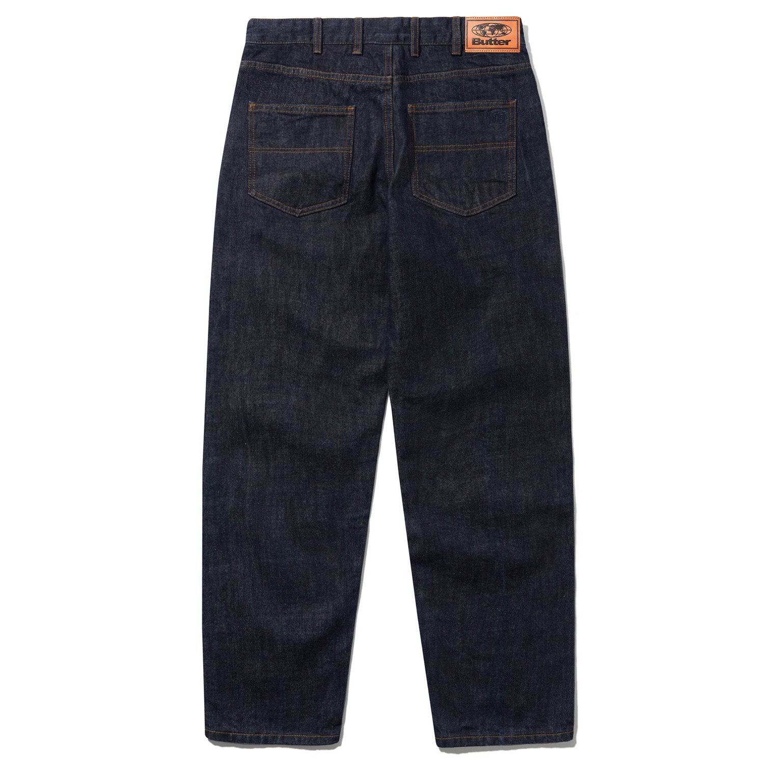 Butter Goods Straight Leg Denim Jeans Selvedge Blue