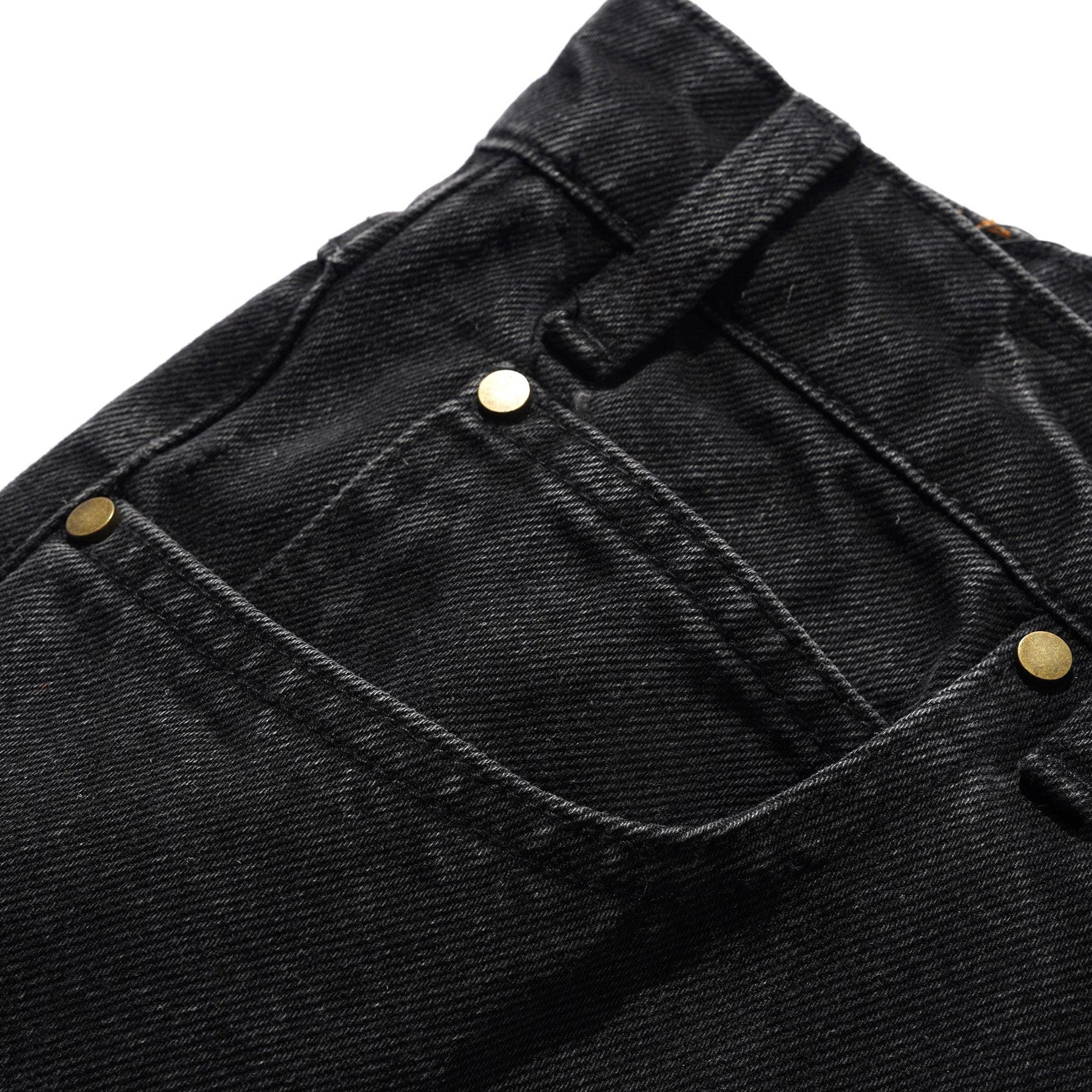 Butter Goods Straight Leg Denim Jeans Washed Black