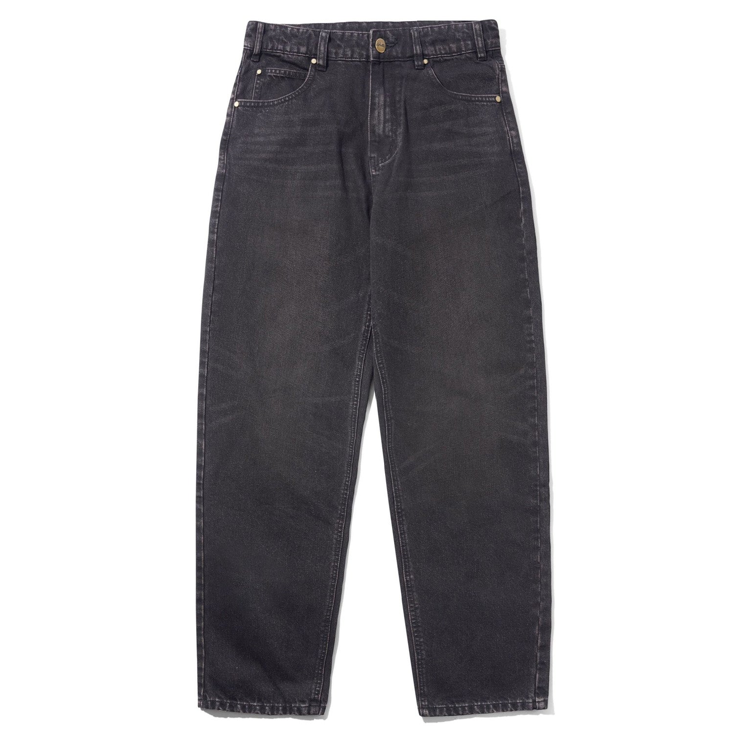 Butter Goods Straight Leg Denim Pants Tinted Black