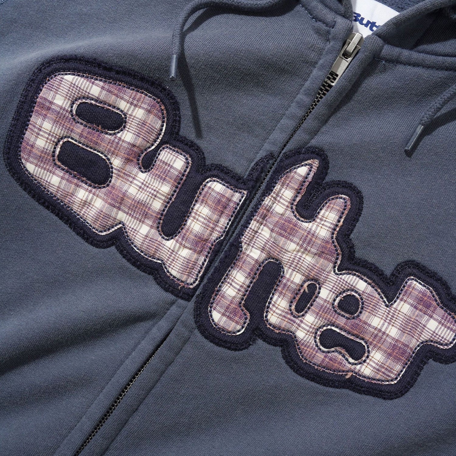 Butter Goods Stretch Zip-Thru Hood Navy