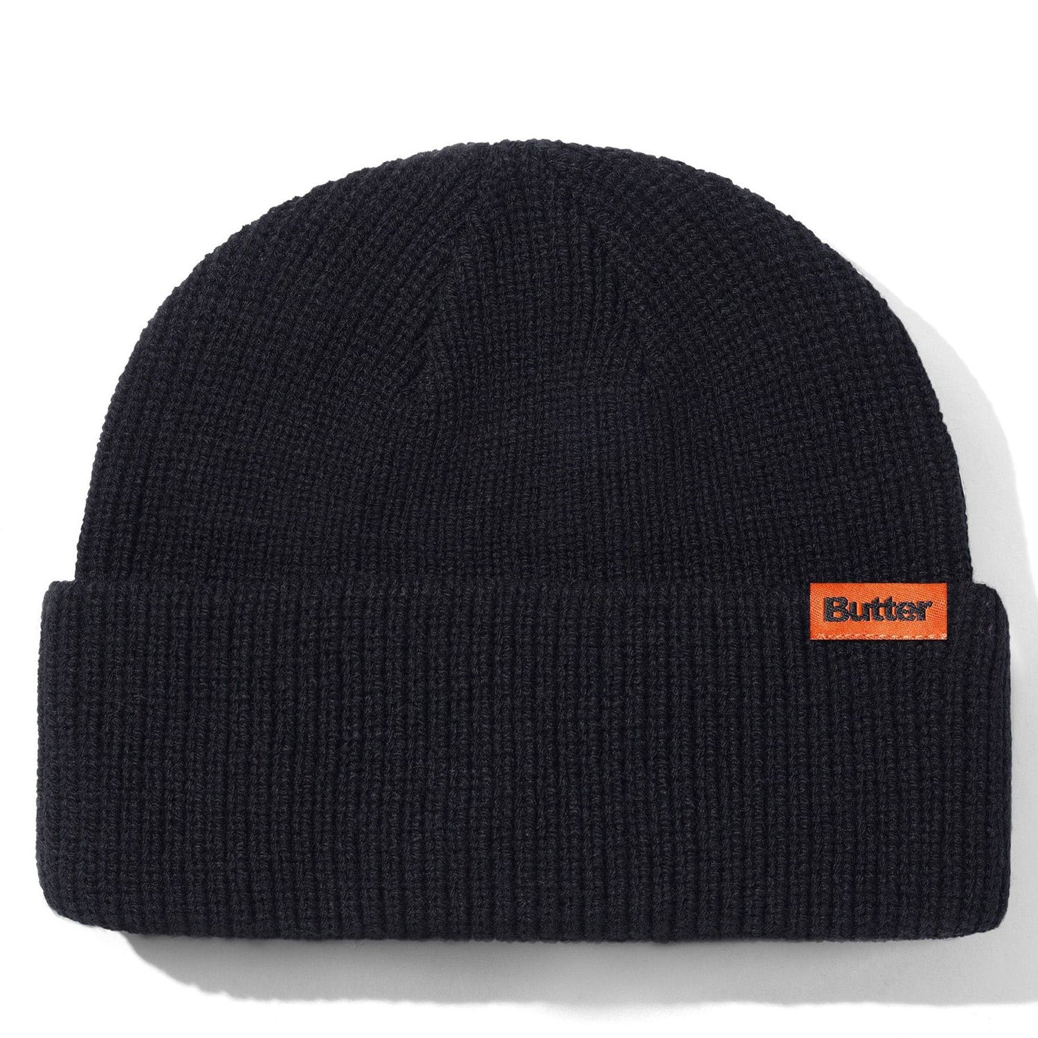 Butter Goods Tall Wharfie Beanie Black