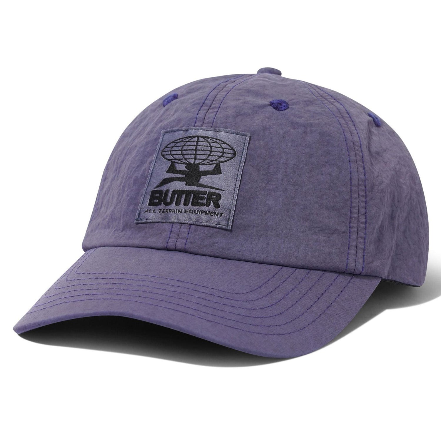Butter Goods Terrain Overdyed 6 Panel Cap Grape