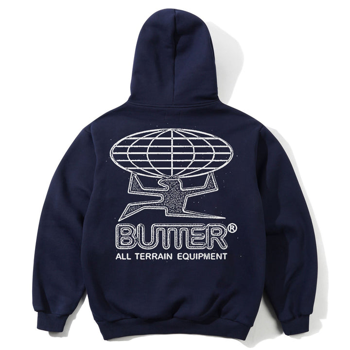 Butter Goods Terrain Pullover Hood Navy