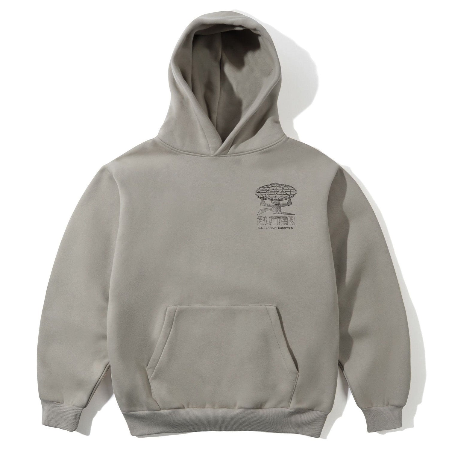Butter Goods Terrain Pullover Hood Stone