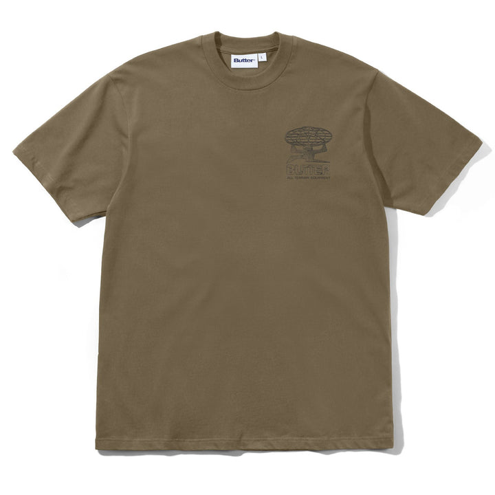Butter Goods Terrain Tee Dark Taupe