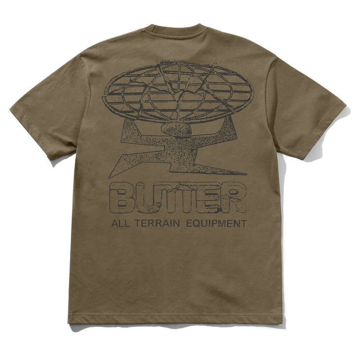 Butter Goods Terrain Tee Dark Taupe