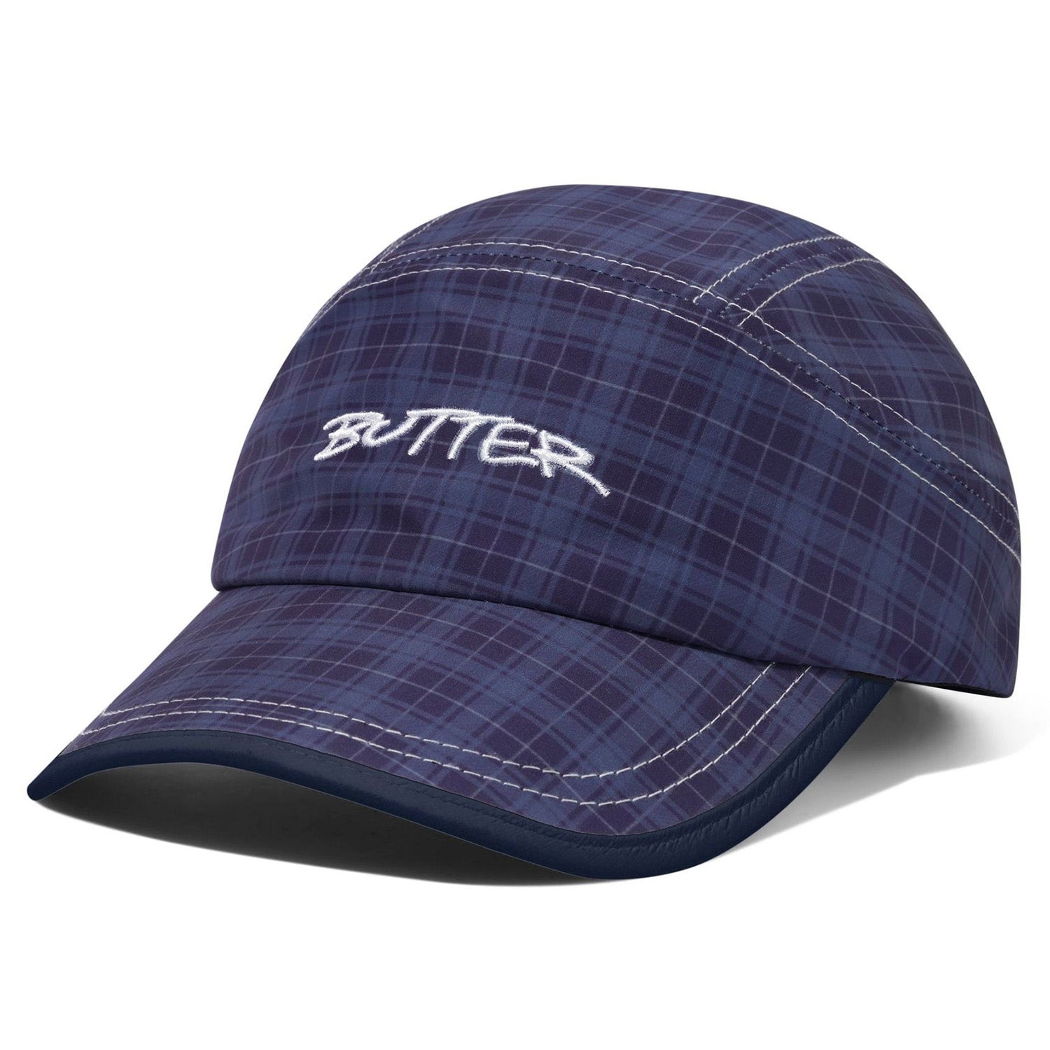 Butter Goods Trace 4 Panel Cap Plaid