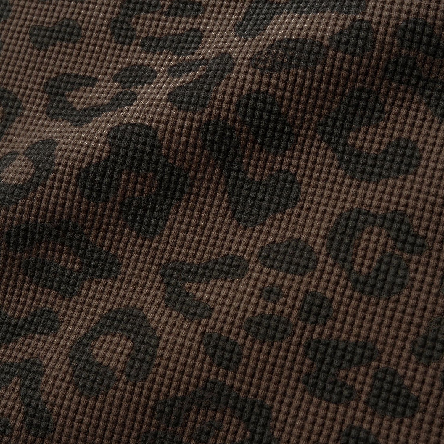 Butter Goods Waffle L/S Top Leopard