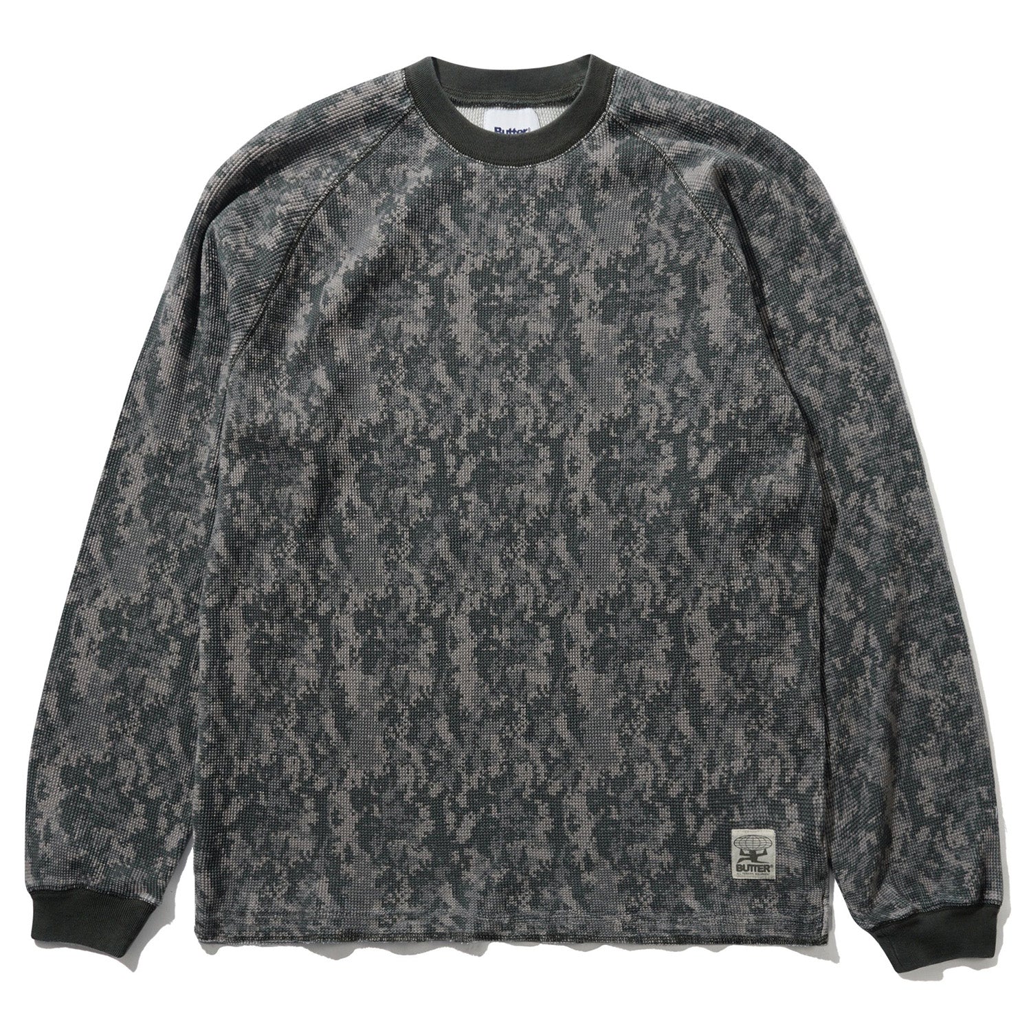 Butter Goods Waffle L/S Top Digital Camo