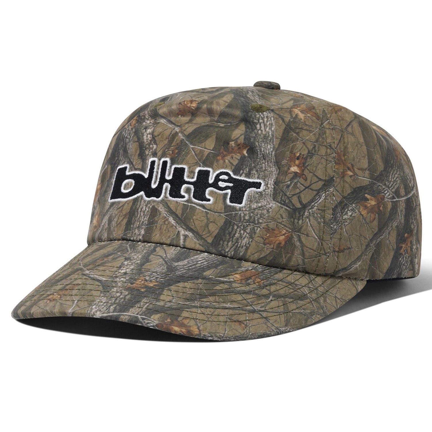 Butter Goods Warped 5 Panel Cap Forest Camo