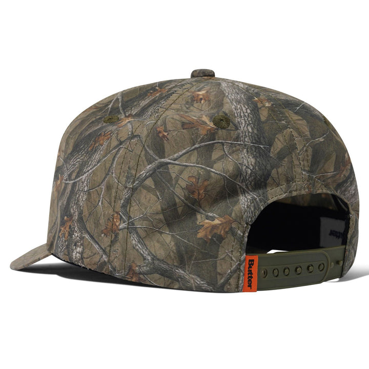 Butter Goods Warped 5 Panel Cap Forest Camo