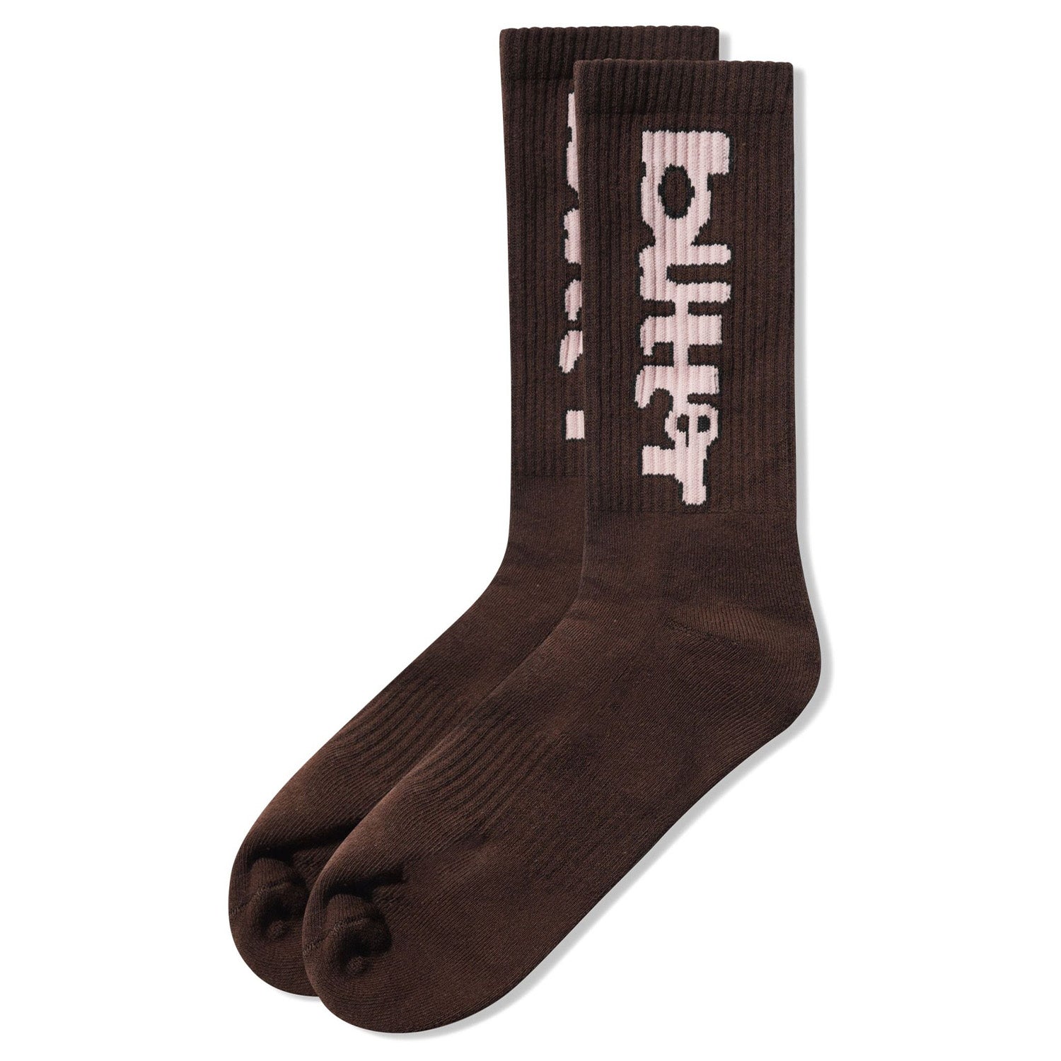 Butter Goods Warped Socks Brown
