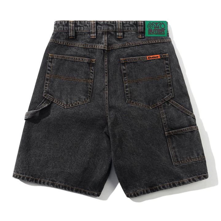 Butter Goods Weathergear Denim Shorts Gunmetal
