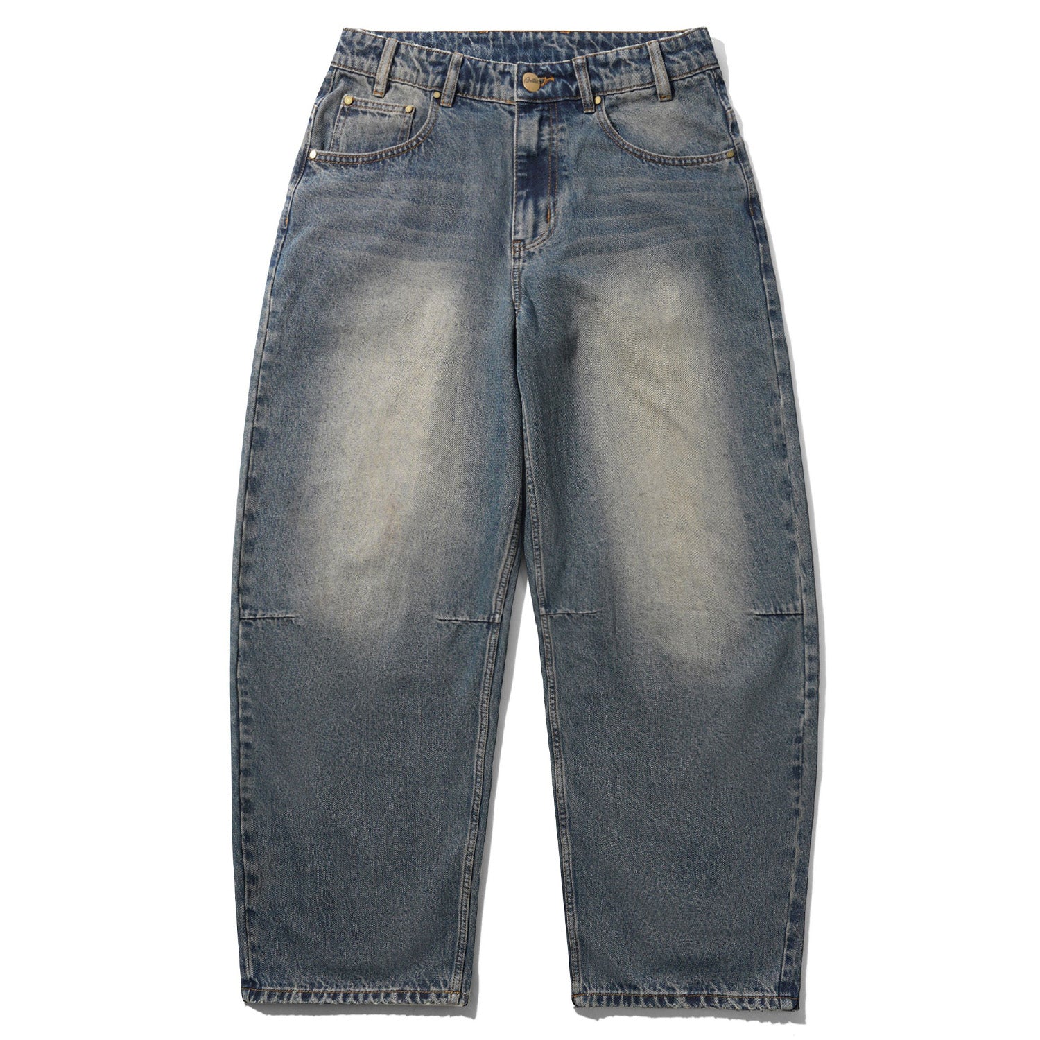 Butter Goods Wide Cut Denim Jeans Dirty Wash Indigo