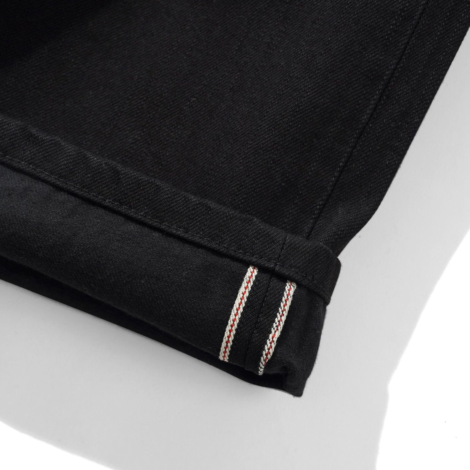Butter Goods Wide Cut Denim Jeans Flat Black Selvedge