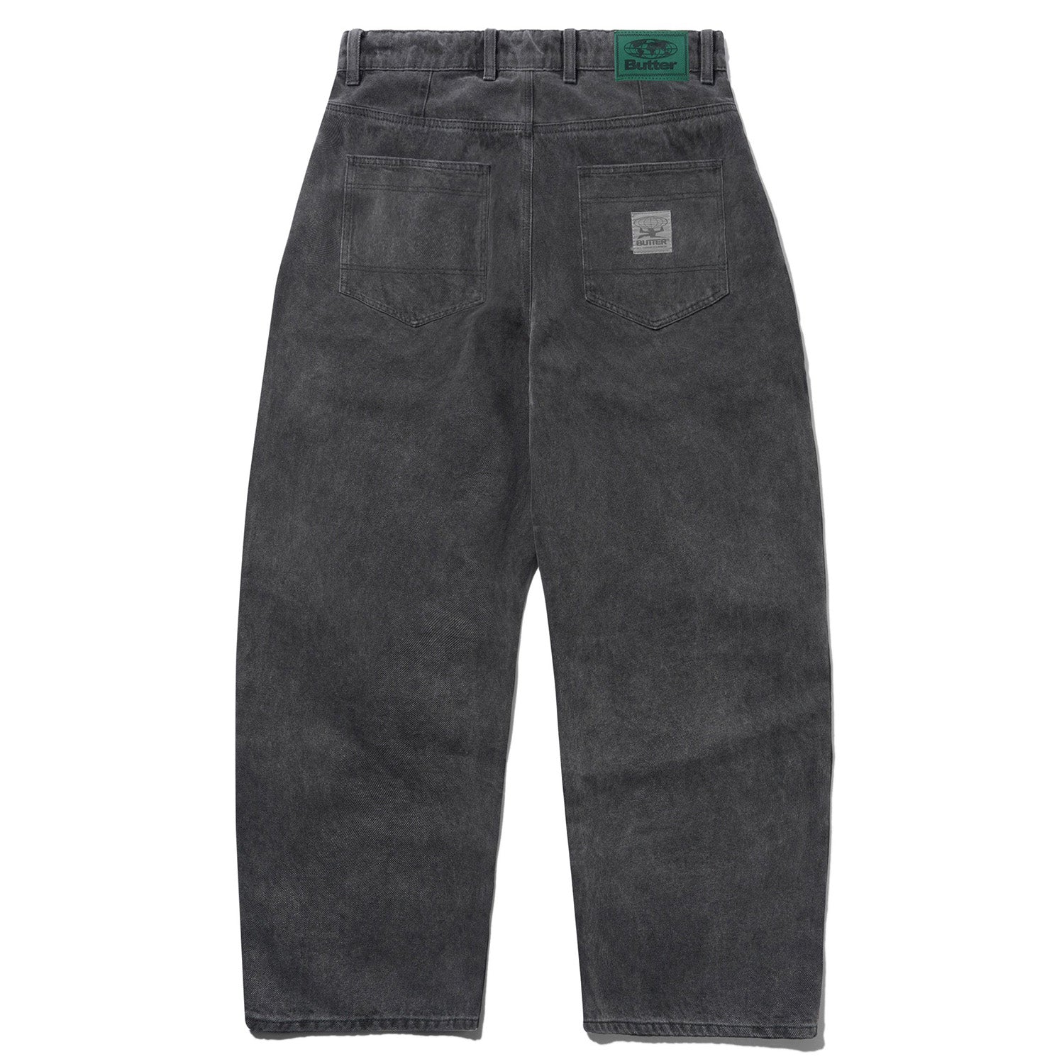 Butter Goods Wide Cut Denim Jeans Rinsed Black