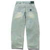 Butter Goods Wide Cut Denim Jeans Tinted Blue Wash