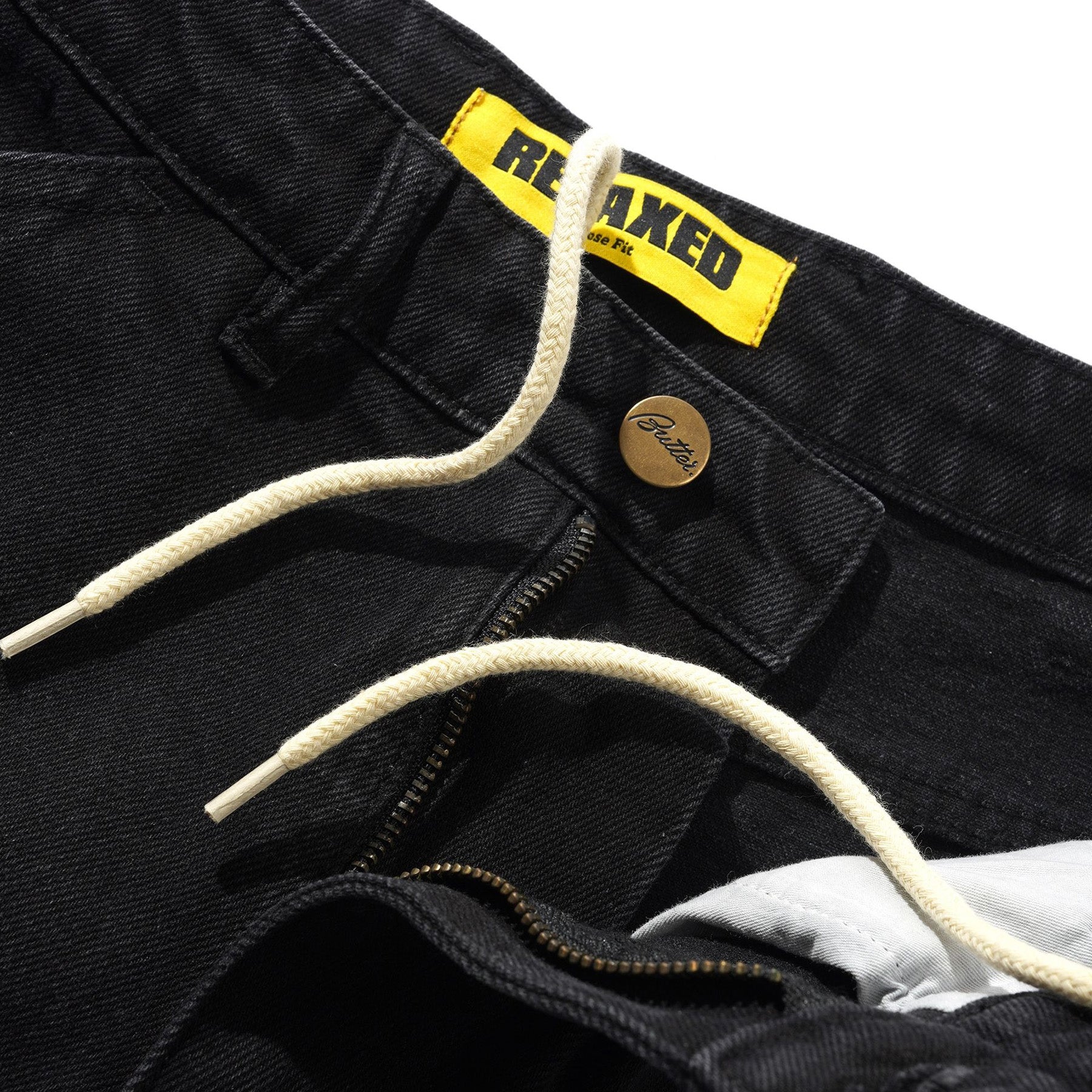 Butter Goods Witness Denim Jeans Flat Black