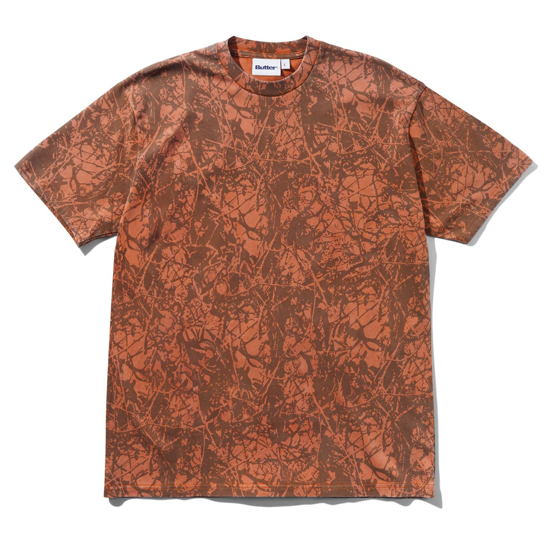 Butter Goods Woods Camo Tee Rust