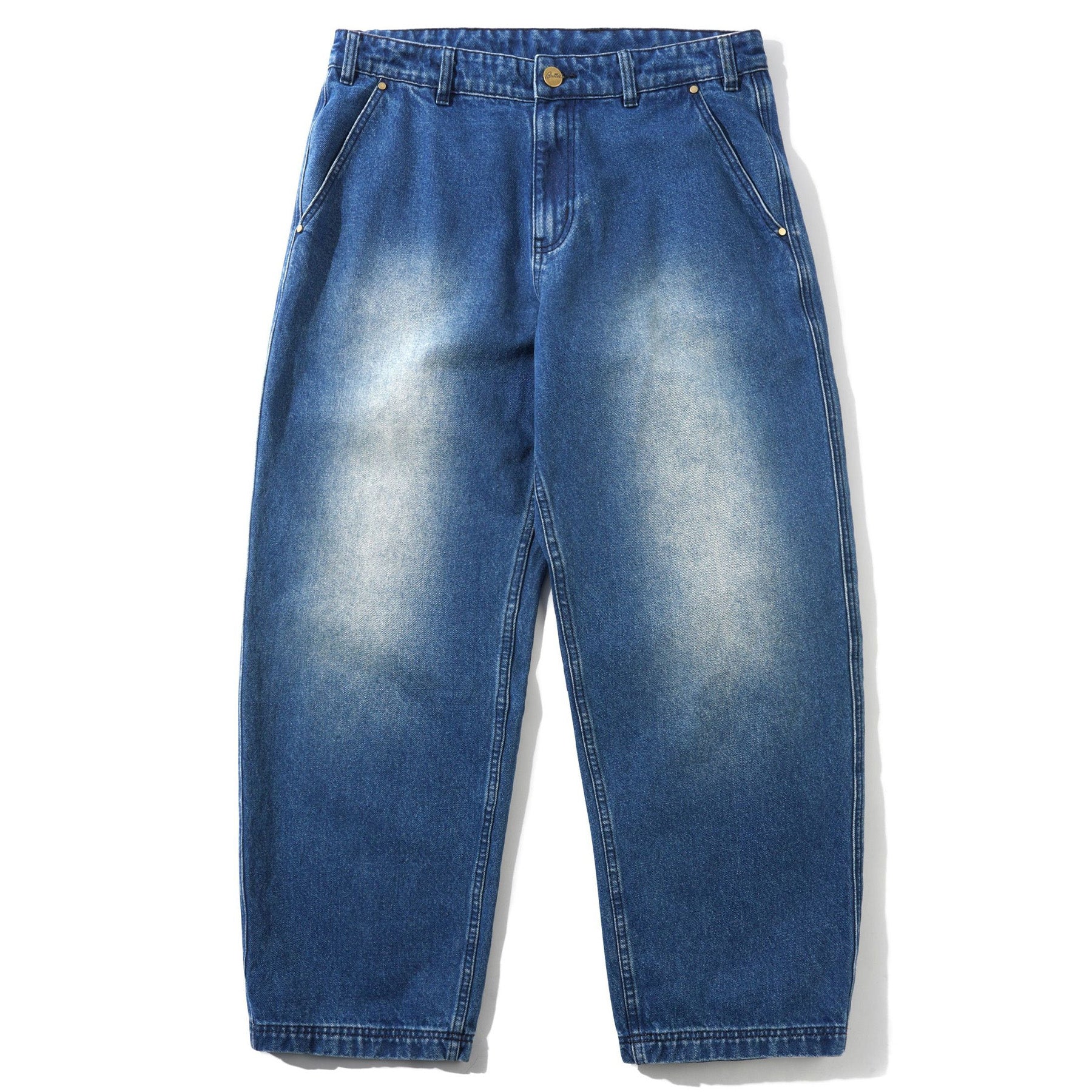 パンツ Butter Goods BAGGIEST 34/32 Baggy Denim Jeans, Washed Indigo – Butter Goods USA