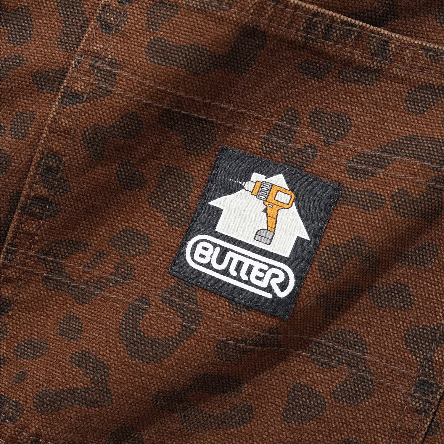 Butter Goods Work Pants Leopard