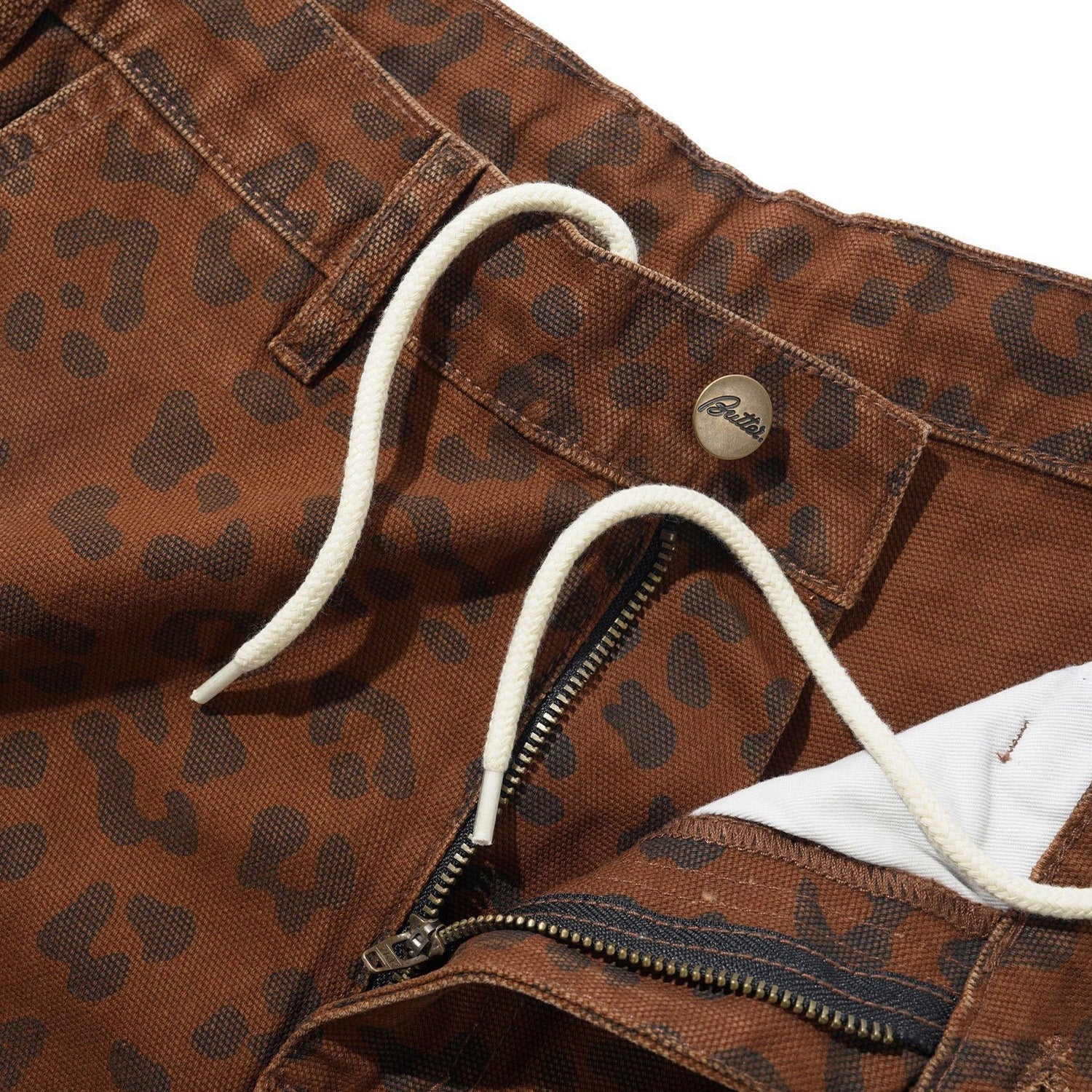 Butter Goods Work Pants Leopard