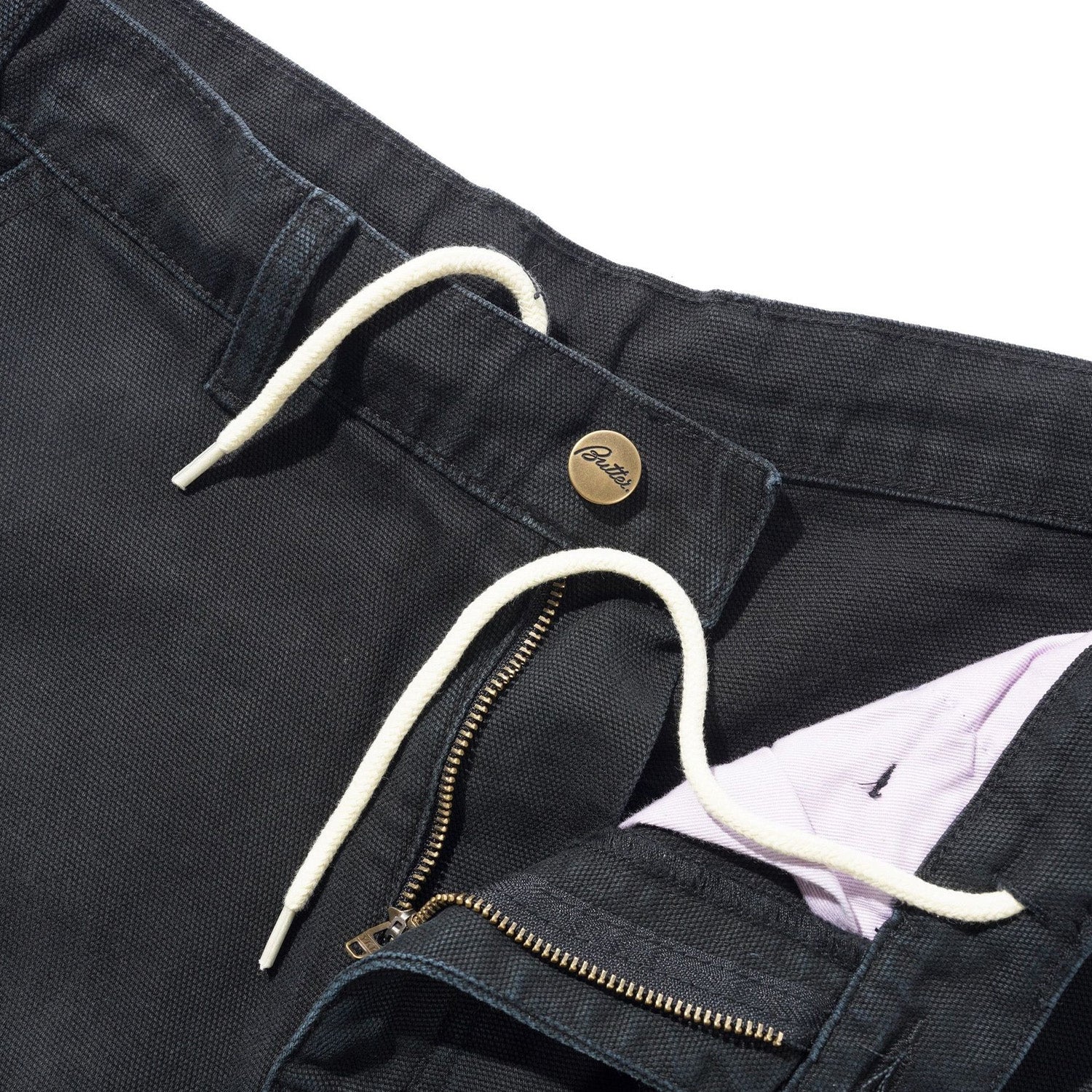 Butter Goods Work Pants Washed Black