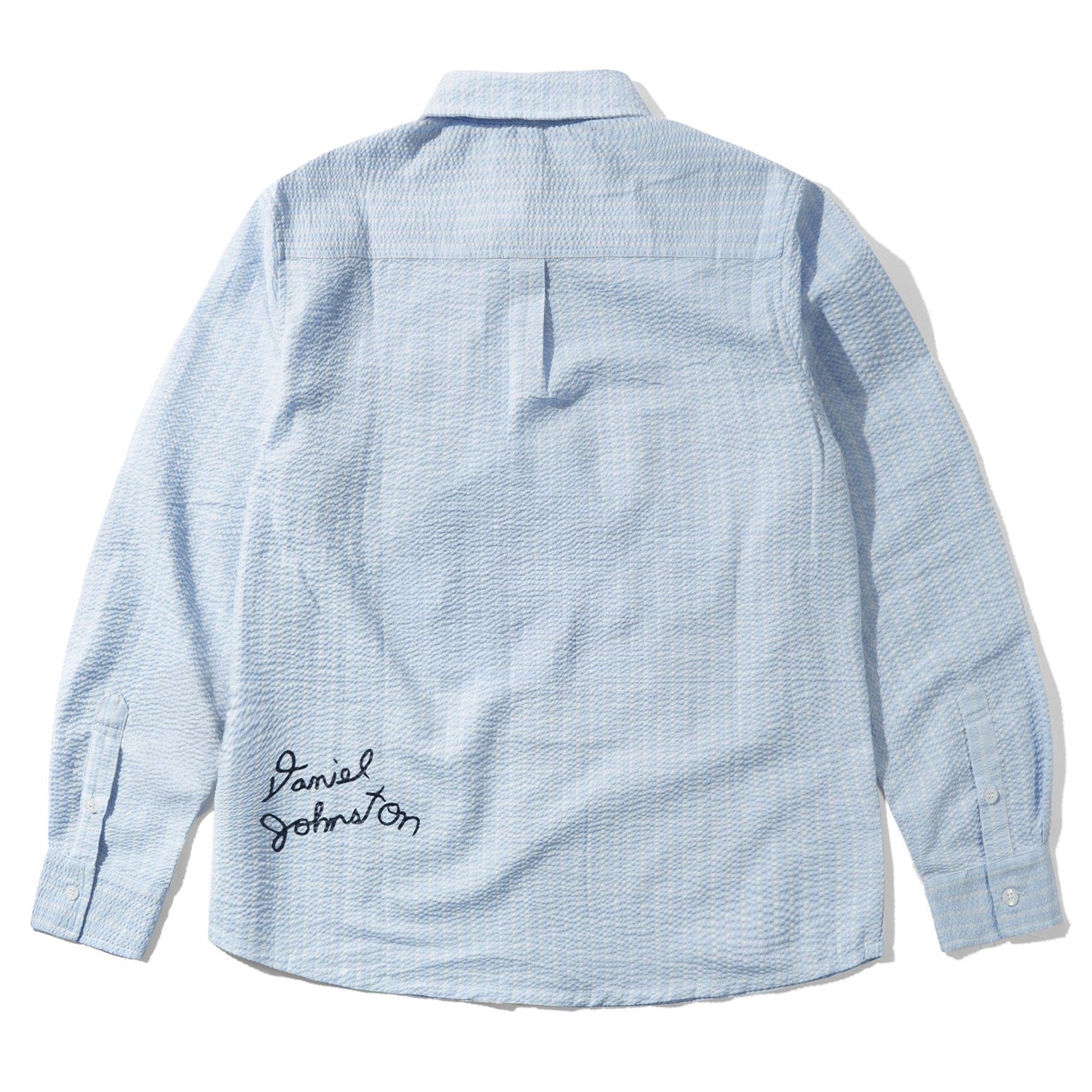 Butter Goods x Daniel Johnston Alive Again Button Up Shirt Light Blue