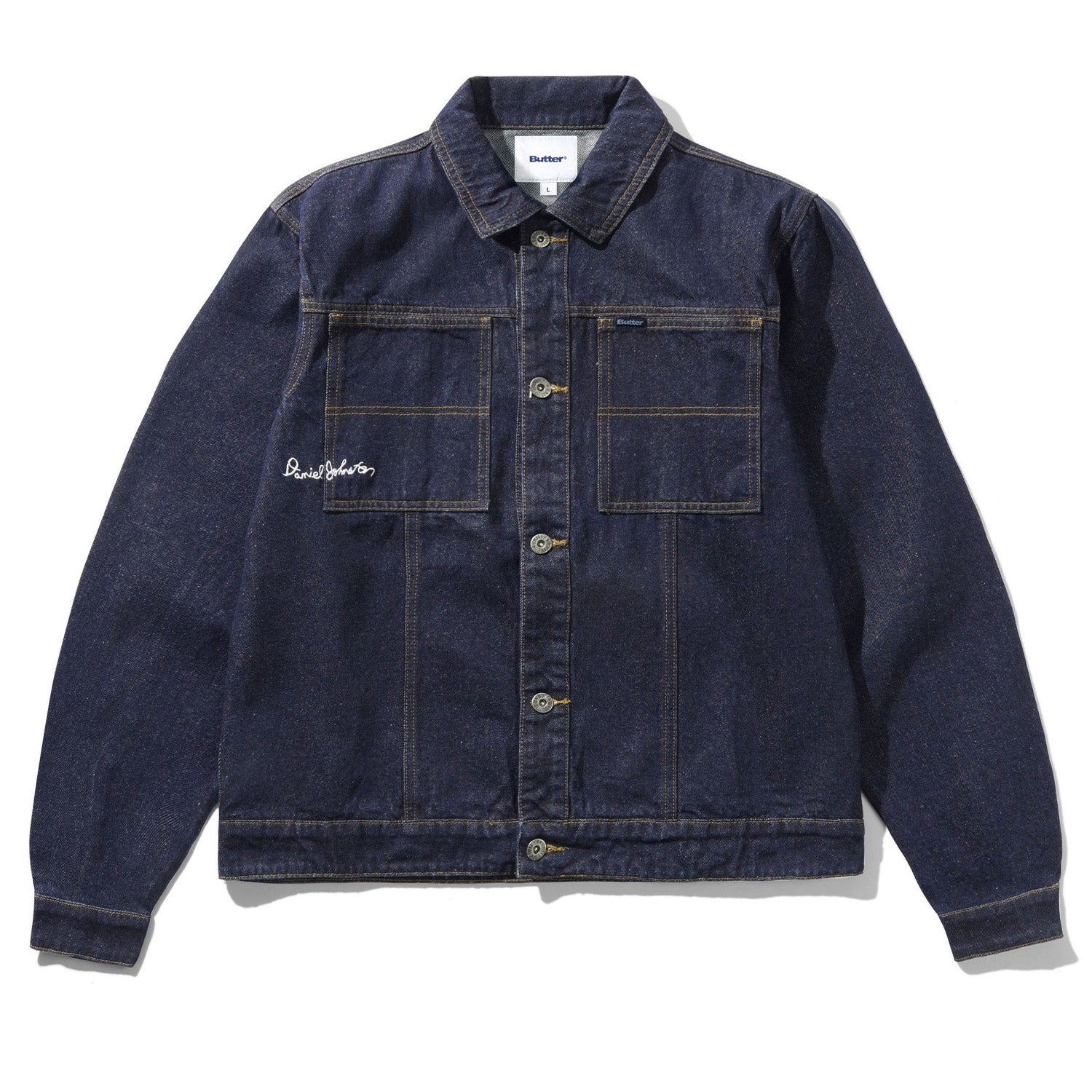 Butter Goods x Daniel Johnston Bull Selvedge Denim Jacket Raw
