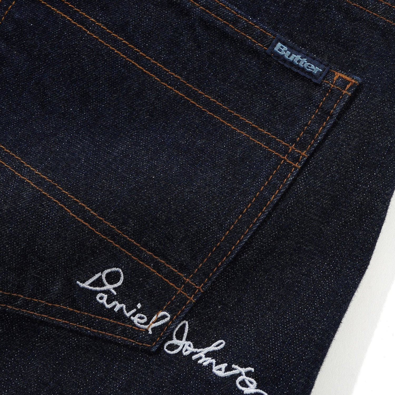 Butter Goods x Daniel Johnston Bull Selvedge Denim Jeans Raw Indigo