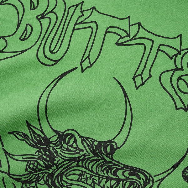 Butter Goods x Daniel Johnston Dragon Tee Lime - Orchard Skateshop
