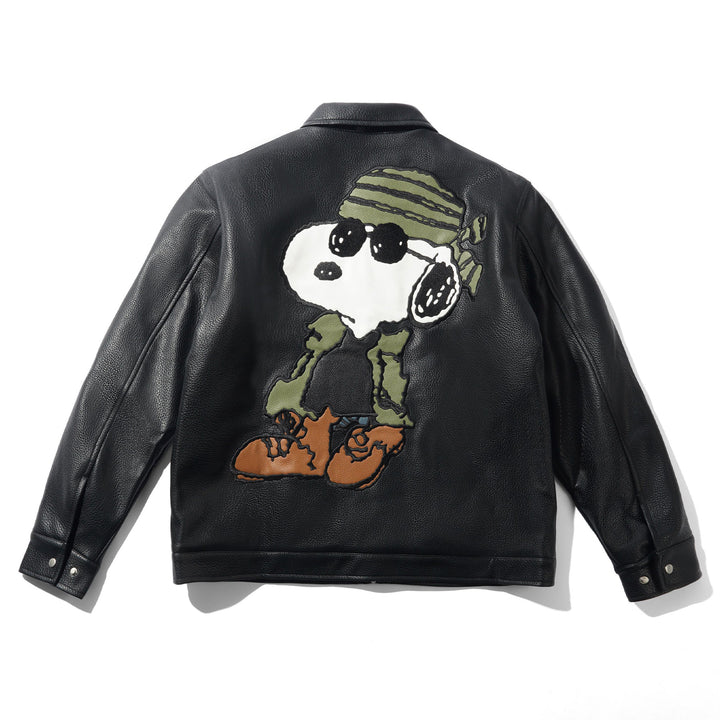 Butter Goods x Peanuts Guard Dog Jacket Black