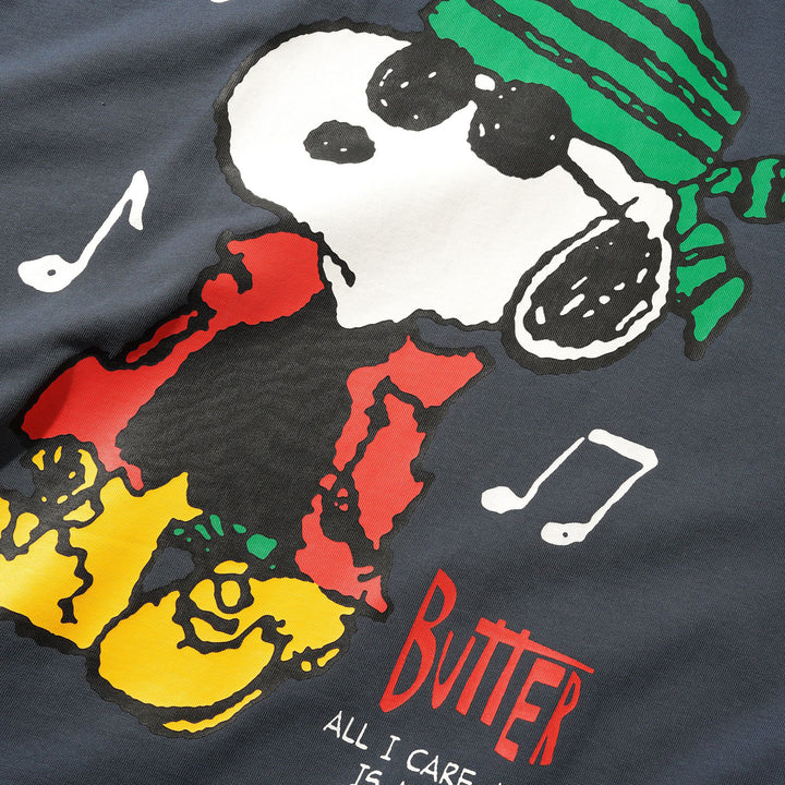 Butter Goods x Peanuts Music Tee Slate