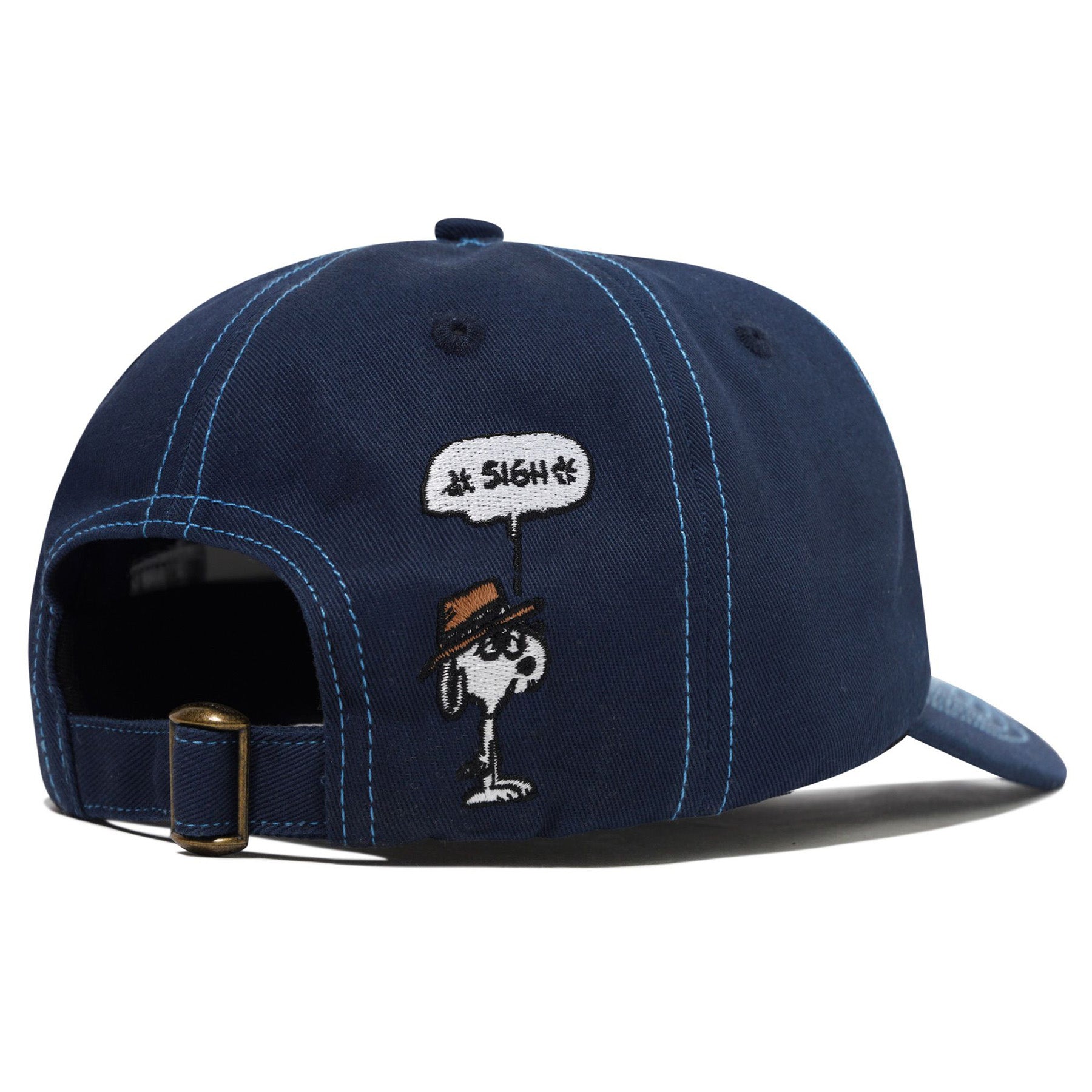 Butter Goods x Peanuts Spike 5 Panel Hat Navy/Light Blue