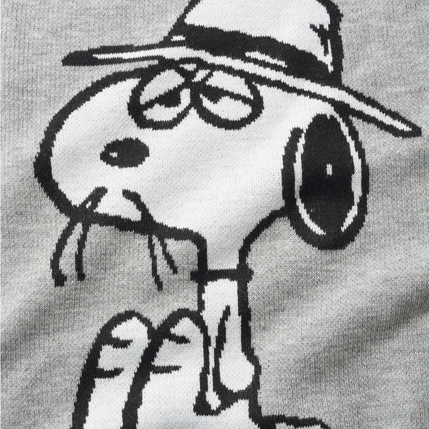 Butter Goods x Peanuts Spike Knit Sweater Ash Grey