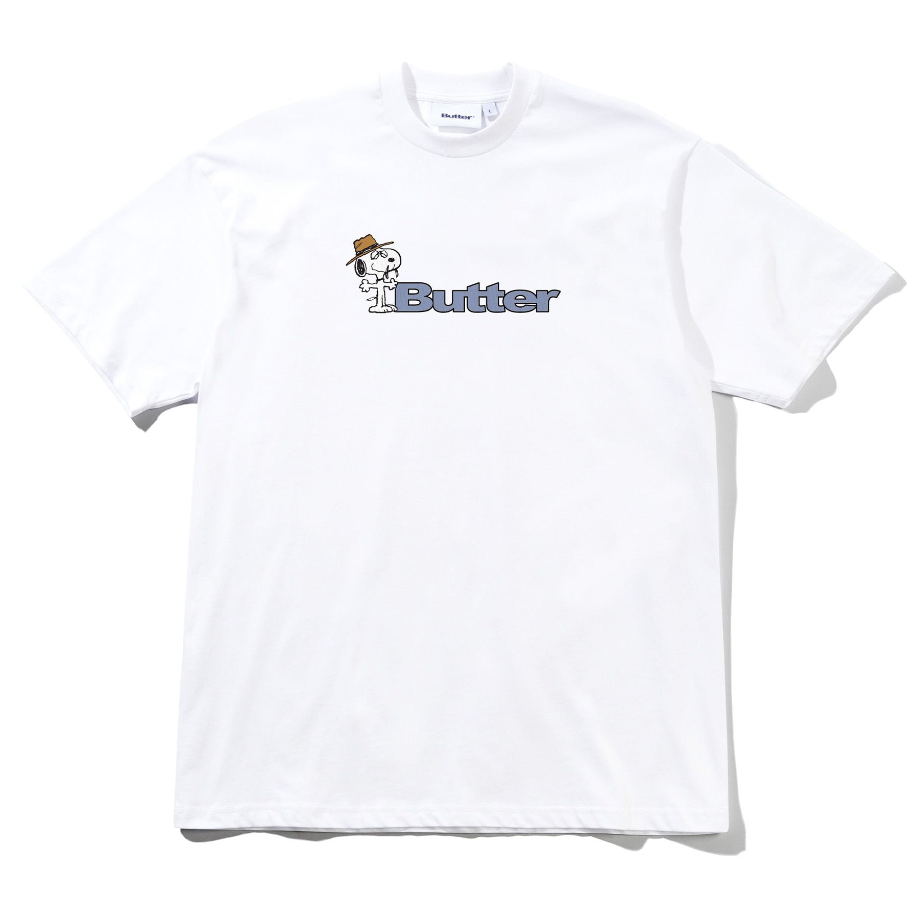 Butter Goods x Peanuts Spike Logo Tee White